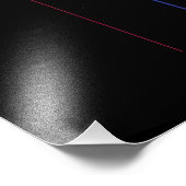 ネオンが鮮やかなヒョウの壁掛けアート フォトプリント (角)