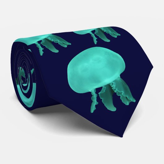 ネオンくらげのタイ ネクタイ (ロール)