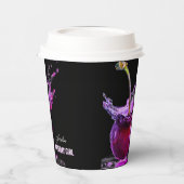 ネオンさくらんぼ パーソナライズされた 紙コップ (左)