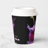 ネオンさくらんぼ パーソナライズされた 紙コップ (右)