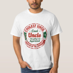 ネオンでクールなクリスマスTシャツ Too Cool for the Naughty List    Tシャツ