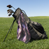 ネオンでブラシで木材を？ ゴルフタオル (グリーン)