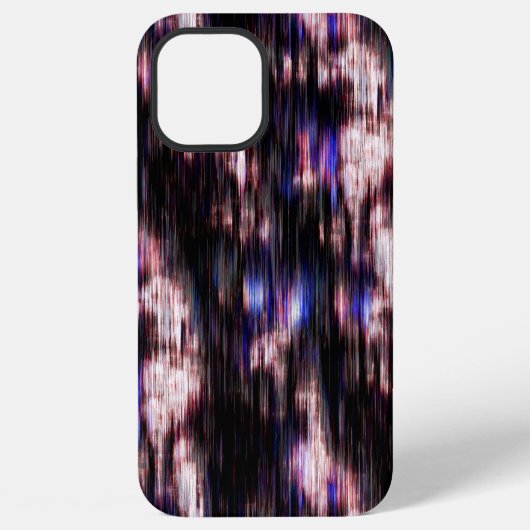 ネオンでブラシで木材を？ iPhoneケース (裏面)