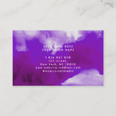 ネオンと紫の煙の髪 名刺 (裏面)