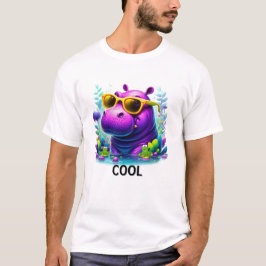 ネオンのカビゴンがスワンプでくつろぐ Tシャツ