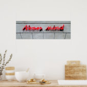 ネオンのサインは気にしない ポスター (キッチン)