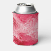 ネオンのテクスチャ、クリエイティブブラシストローク。 缶クーラー (缶裏面)