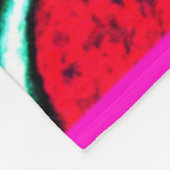 ネオンのトロピカルフルーツがアート買今 フリースブランケット (角)