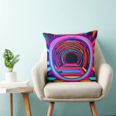 ネオンのトンネルの寸法 クッション (椅子)