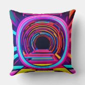 ネオンのトンネルの寸法 クッション (裏面)