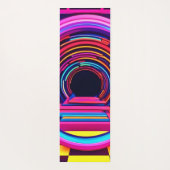 ネオンのトンネルの寸法 ヨガマット (裏面)