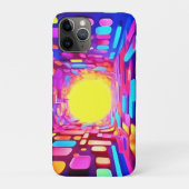 ネオンのトンネル：サイケデリック旅 Case-Mate iPhoneケース (裏)