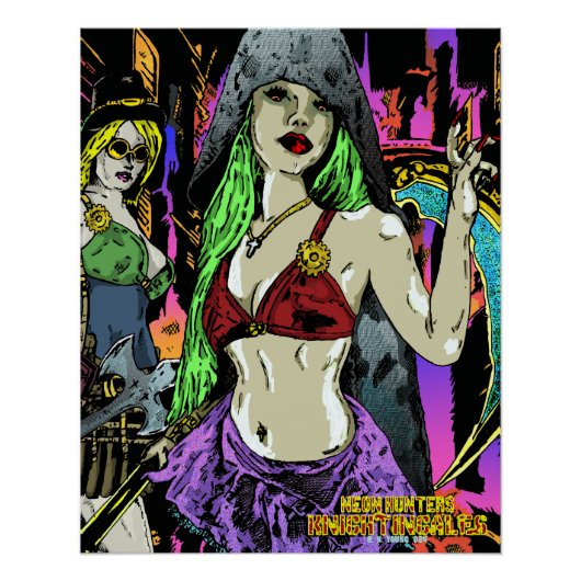 ネオンのハンター:ナイチンゲール ポスター (正面)