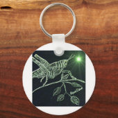 ネオンのバッタ キーホルダー (正面)