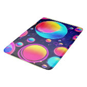 ネオンのバブル宇宙 バスマット (アングル)