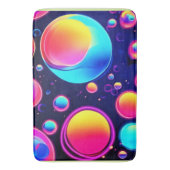 ネオンのバブル宇宙 バスマット (正面縦)