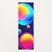 ネオンのバブル宇宙 ヨガマット (正面)