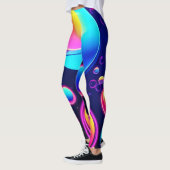 ネオンのバブル宇宙 レギンス (左)