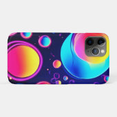 ネオンのバブル宇宙 Case-Mate iPhoneケース (裏面(横))