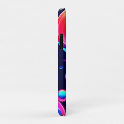 ネオンのバブル宇宙 Case-Mate iPhoneケース (裏面/右)