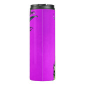 ネオンのパイナップルの根の果実ハワイアン紫のライム タンブラー (裏面)