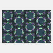 ネオンのマリンスケッチ ラッピングペーパーシート (正面3)