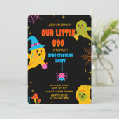 ネオンの不気味誕生日パーティーへの招待 招待状 (スタンド正面)