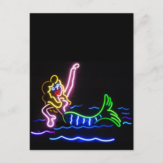 ネオンの人魚 ポストカード (正面)