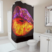 ネオンの唇 シャワーカーテン (インサイチュ)