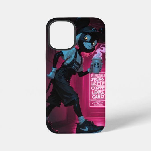 ネオンの夜勤 iPhoneケース (裏面)
