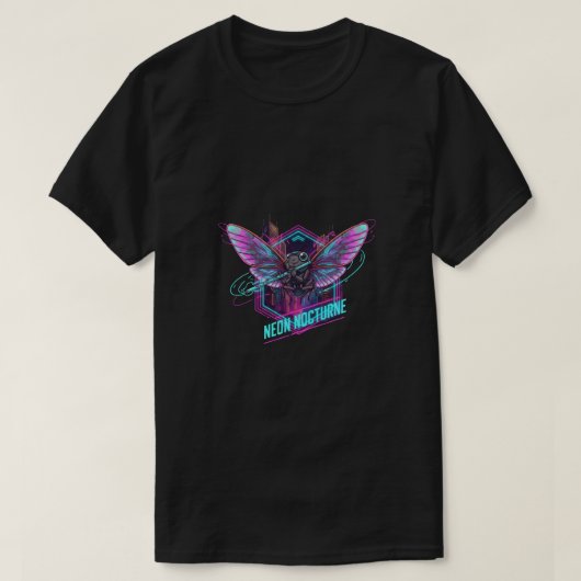 ネオンの夜 Tシャツ (デザイン正面)