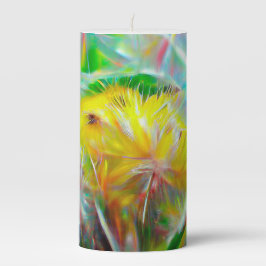 ネオンの夢の風景の中のEthereal Dandelion