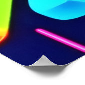 ネオンの夢の風景:旅サイケデリックの旅 ポスター (角)