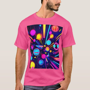 ネオンの夢 – サイケデリック図形と色 Tシャツ
