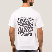 ネオンの幻想 モチベーショナルアート Tシャツ (裏面)