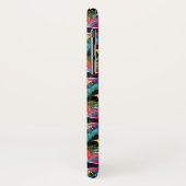 ネオンの抽象的な熱帯質パターン Case-Mate iPhoneケース (裏面/左)