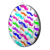 ネオンの明るい色はダーツボードの口ひげ ダーツボード (正面右)