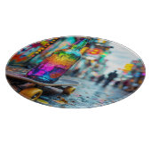 ネオンの最後の一滴 カッティングボード (角)