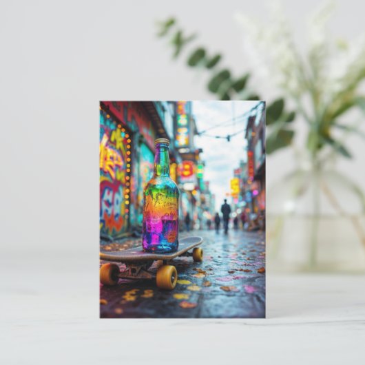 ネオンの最後の一滴 ポストカード (スタンド正面)