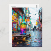 ネオンの最後の一滴 ポストカード (正面/裏面)