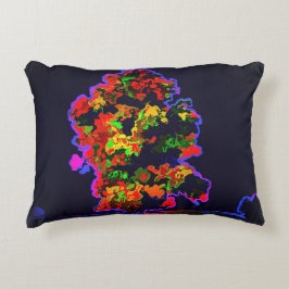 ネオンの木の爆発 アクセントクッション