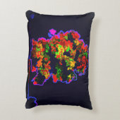 ネオンの木の爆発 アクセントクッション (裏面(縦))