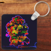 ネオンの木の爆発 キーホルダー (裏面)