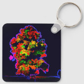 ネオンの木の爆発 キーホルダー (裏面)