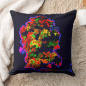 ネオンの木の爆発 クッション (ブランケット)