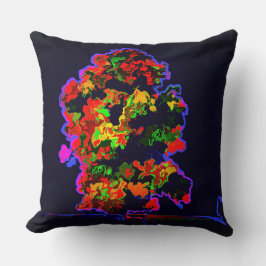 ネオンの木の爆発 クッション