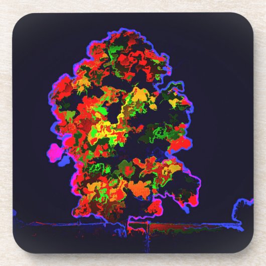 ネオンの木の爆発 コースター (正面)