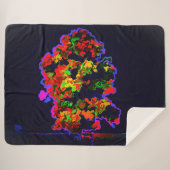 ネオンの木の爆発 シェルパブランケット (正面(横))