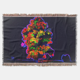 ネオンの木の爆発 スローブランケット