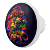 ネオンの木の爆発 セラミックノブ (右)